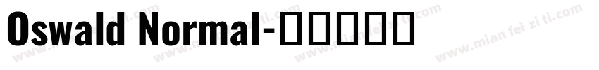 Oswald Normal字体转换